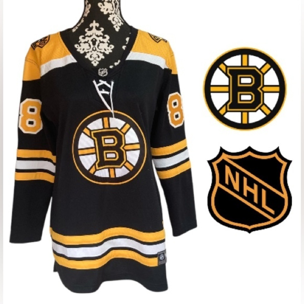Women’s Boston Bruins David Pastrnak Fanatics‎ Black Breakaway Player Jersey